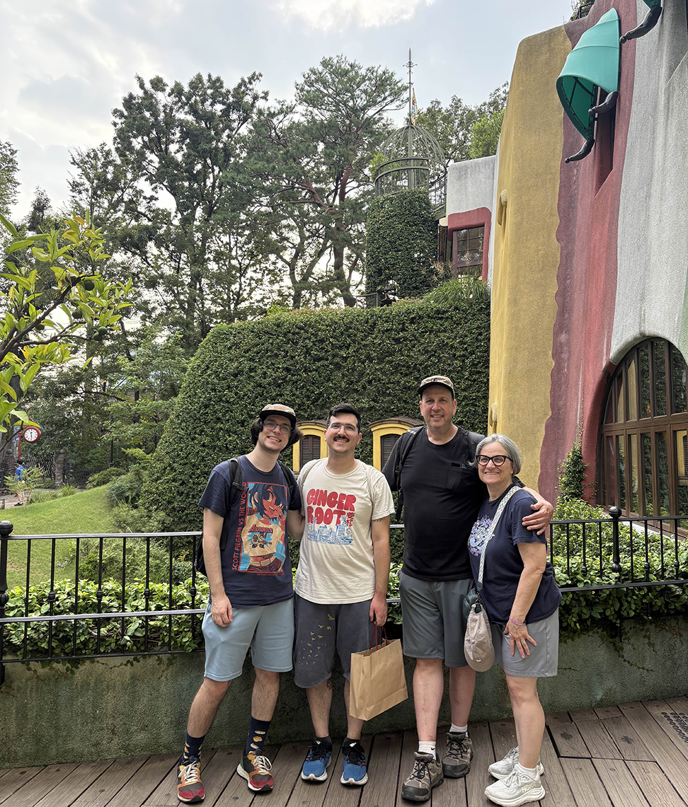 family at ghibli museum
