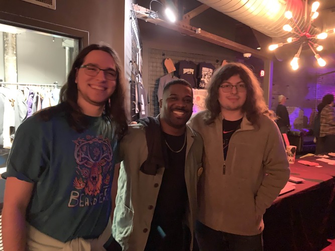 Me, Antwaun Stanley, and Ricky at the Foundry