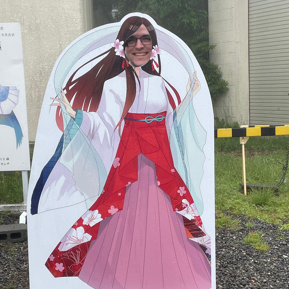 me in cardboard princess cutout