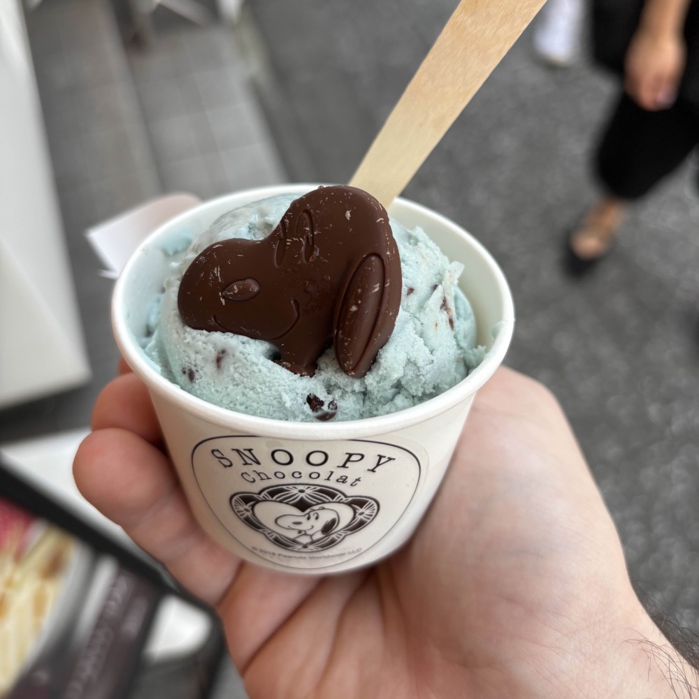 snoopy ice cream