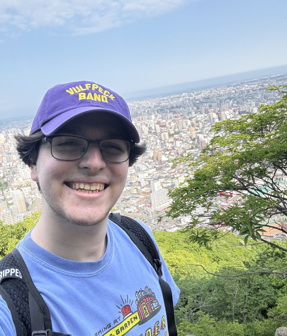 selfie at the top of the mountain
